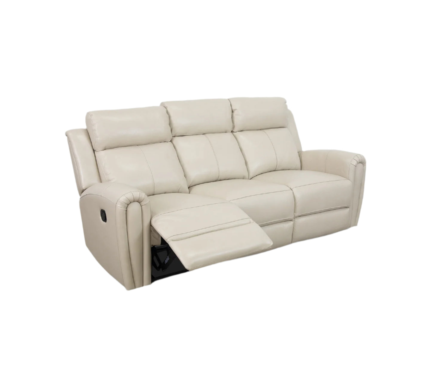 Jonathan Cream II Leather Reclining Sofa 82"