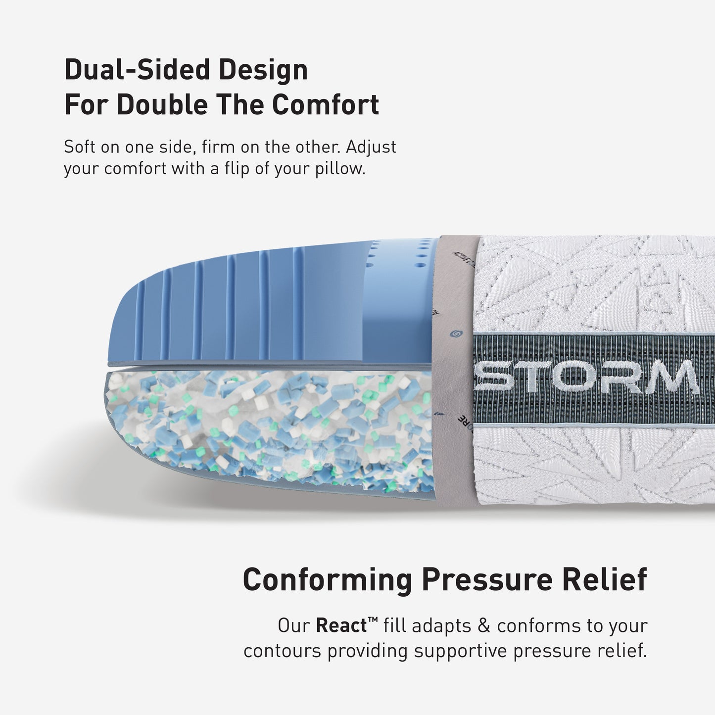 BEDGEAR Storm Performance Pillow 3.0