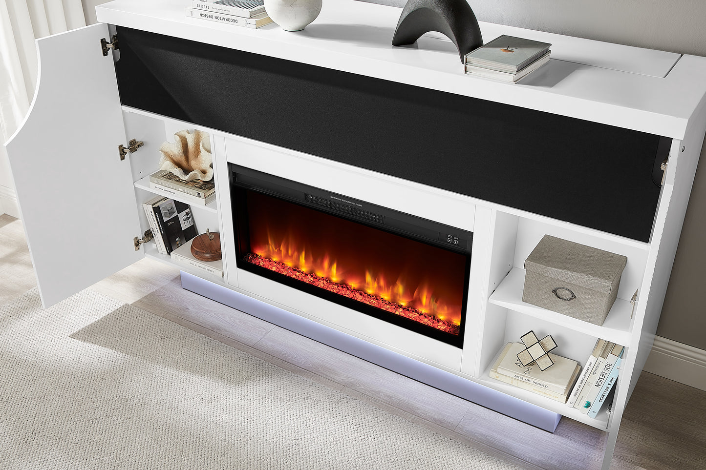 Aveena 76" Fireplace