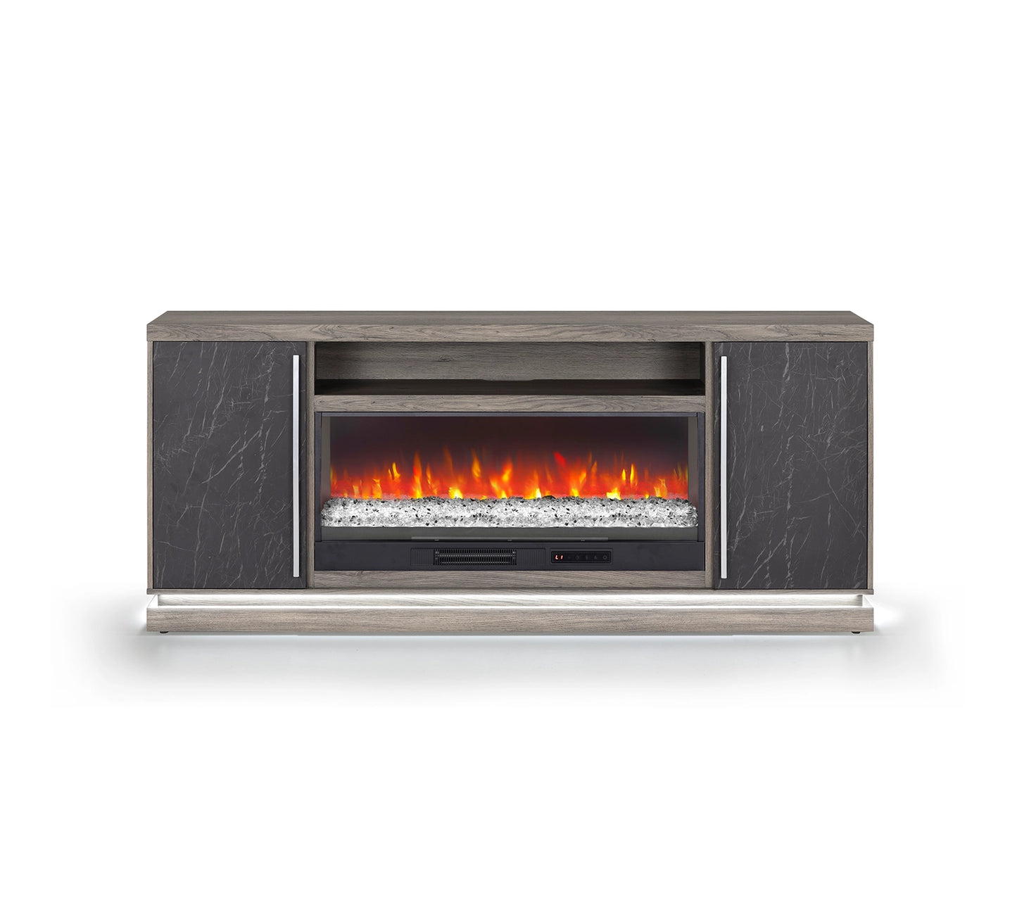 Jackson Grey 78" Fireplace"