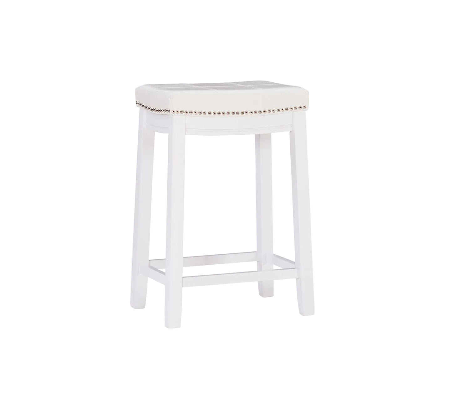 Claridge White 26" Counter Stool"