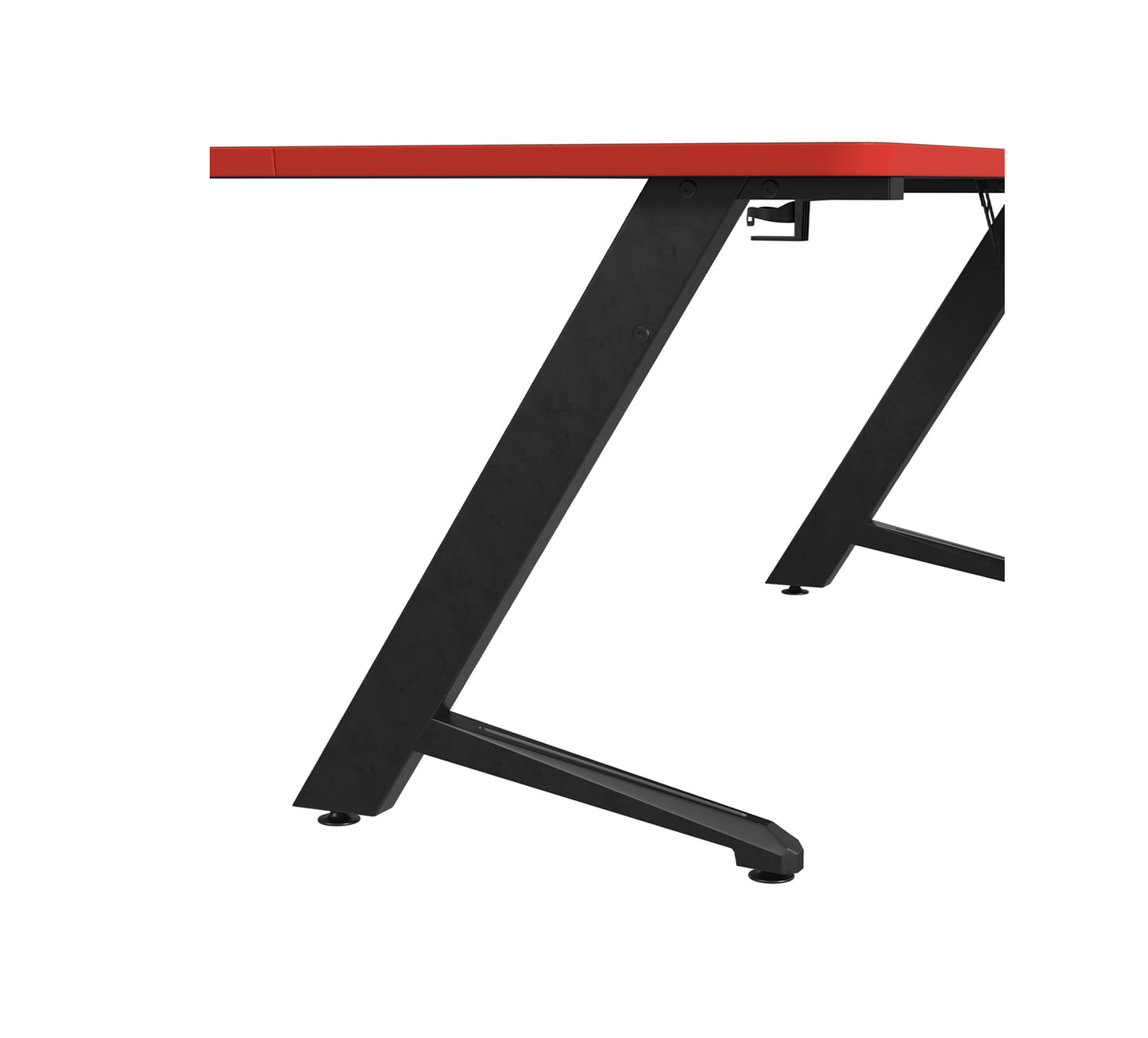 Valari Black L-Shaped Gaming Desk