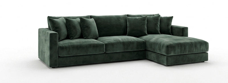 Remington 3 Piece Sectional with Right Arm Facing Chaise