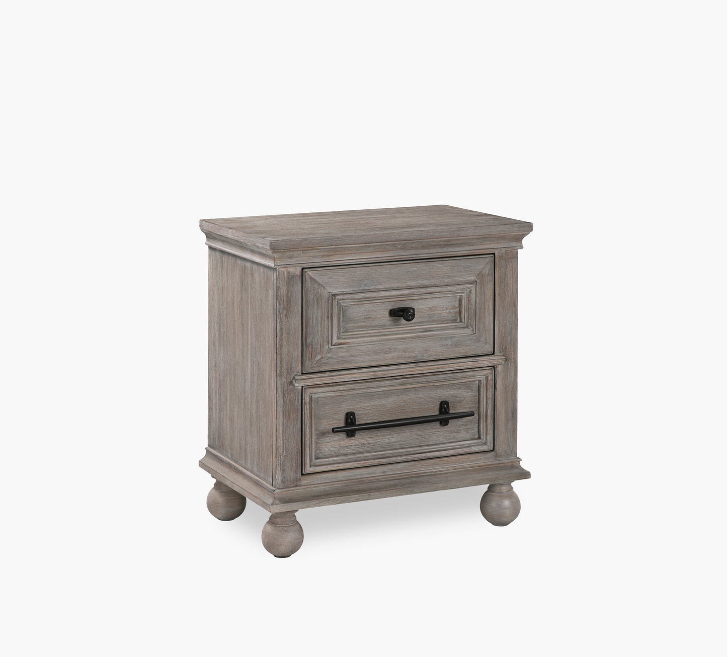 Hyde Park Dark 2 Drawer Nightstand