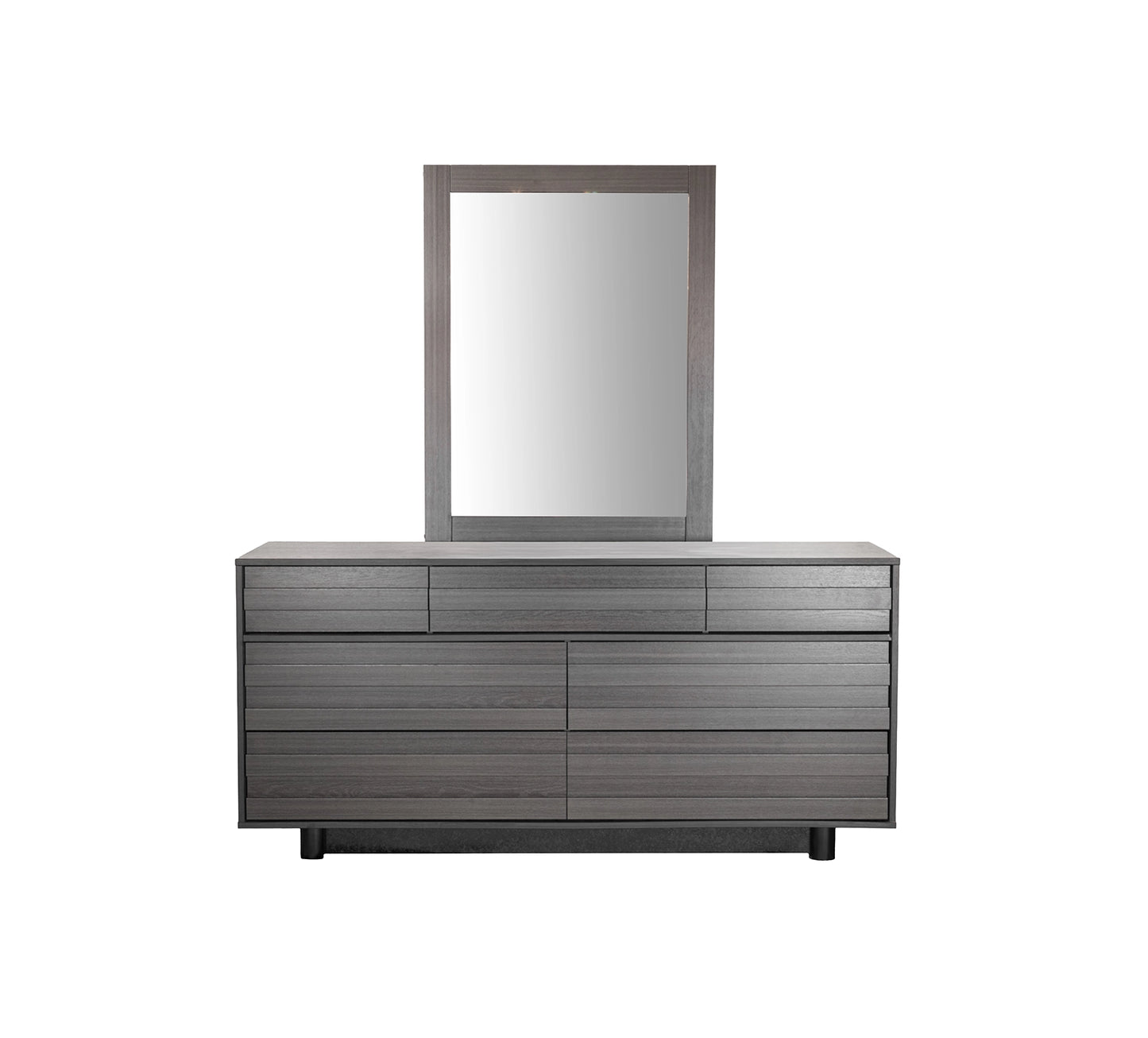 Performa Grey 5 Piece Queen Panel Bedroom