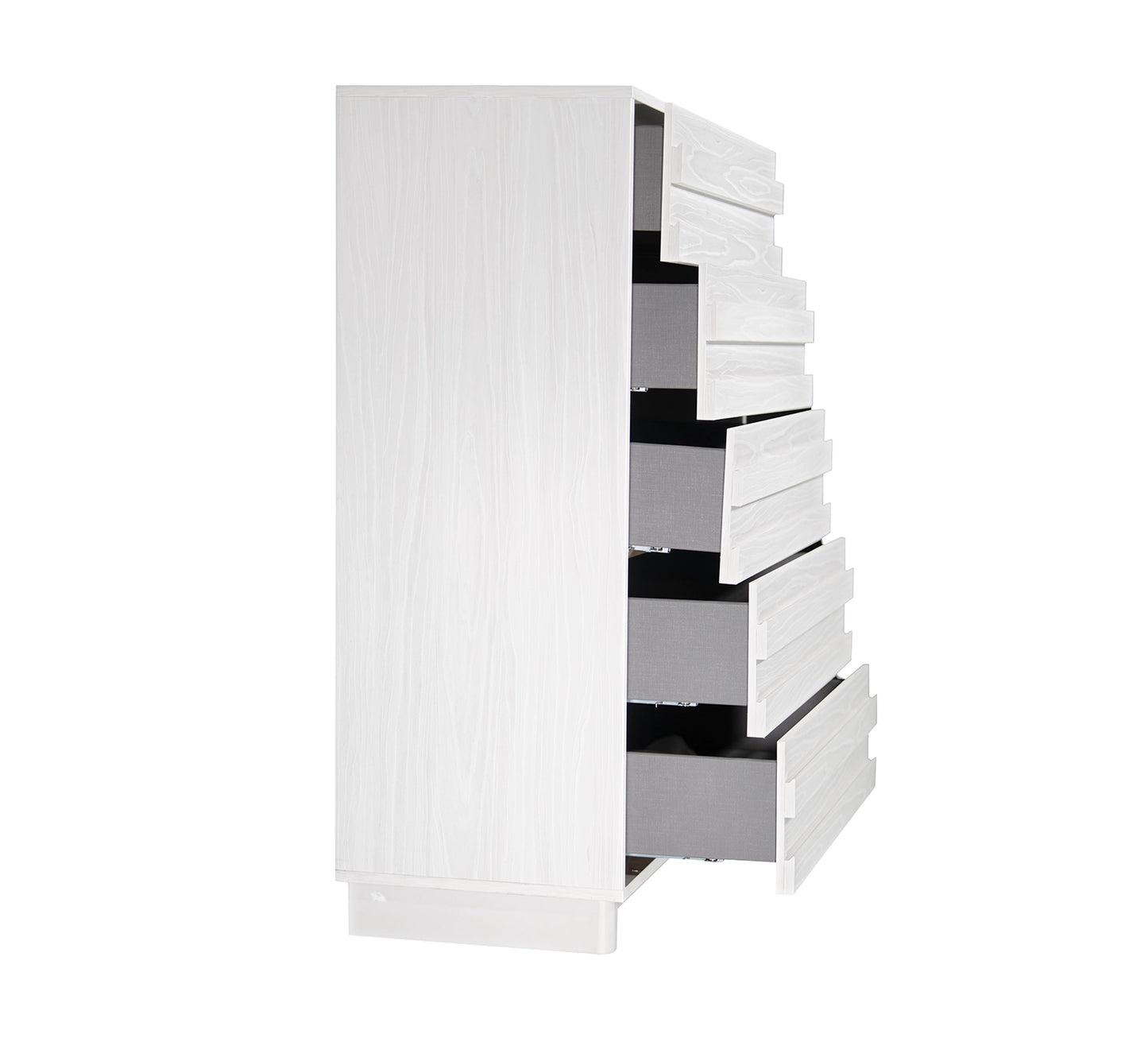 Performa White II 5 Drawer Chest
