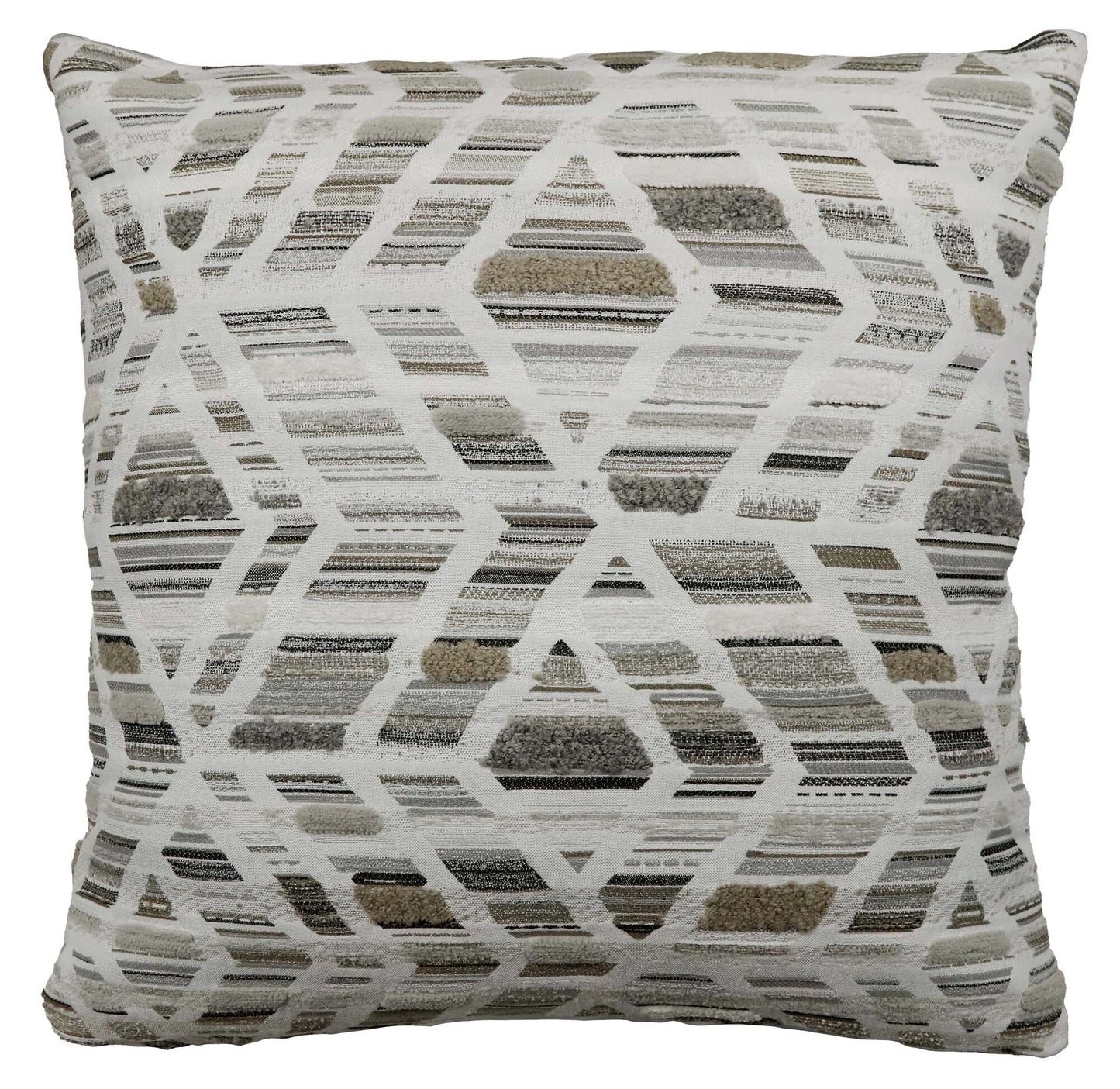 JOLENE PLATINUM PILLOW 20X20