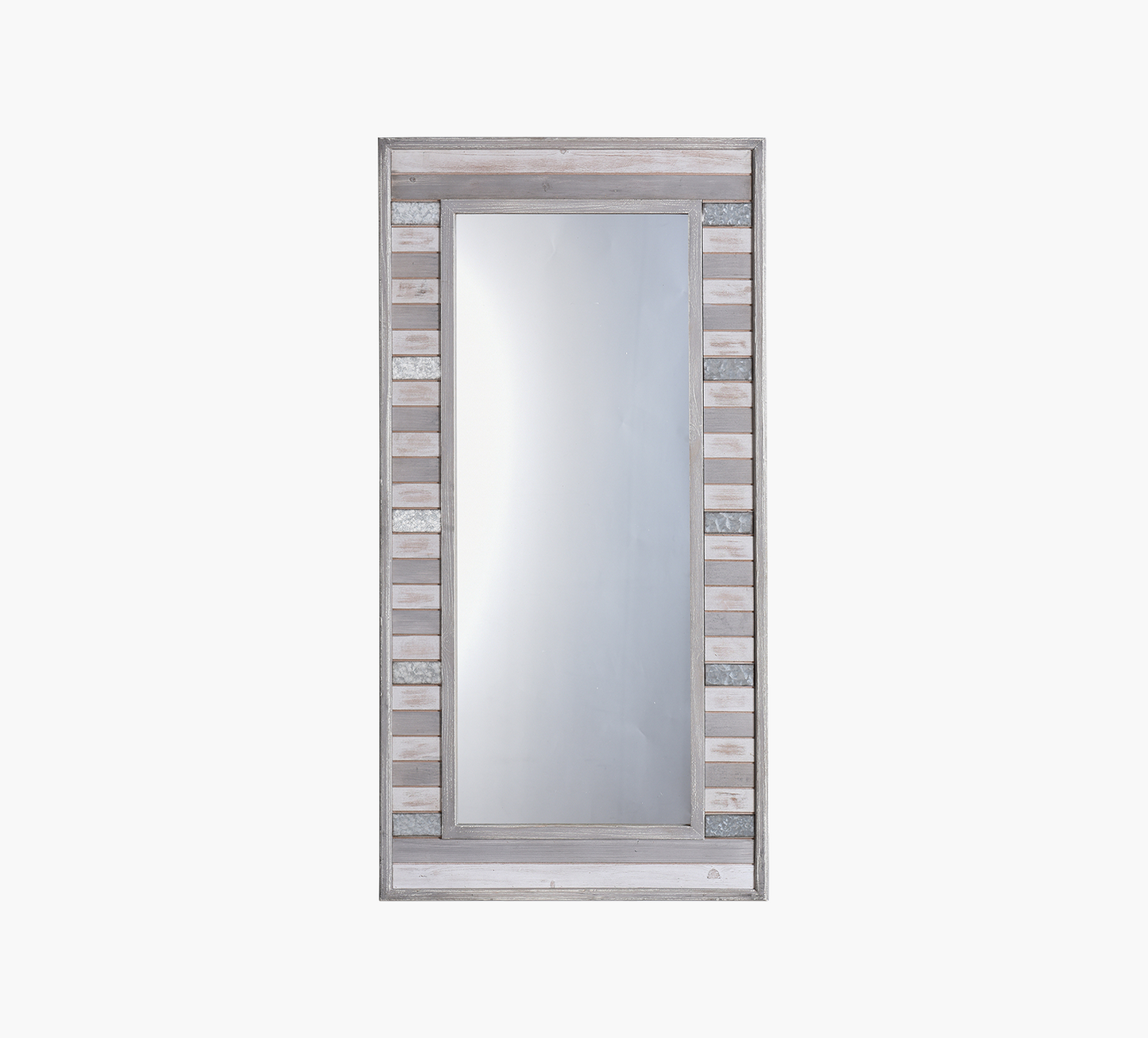 Espejo de madera de granero largo