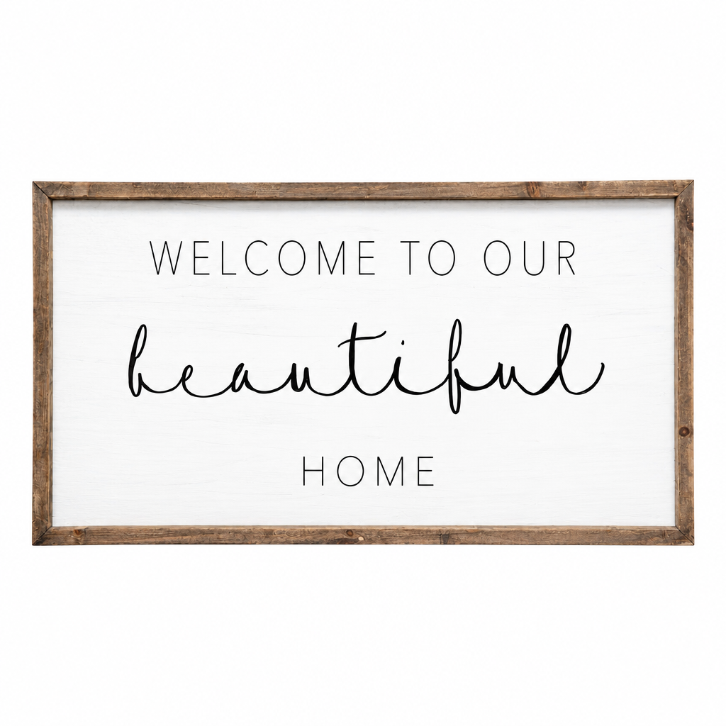 Bienvenido a casa 43 x 23