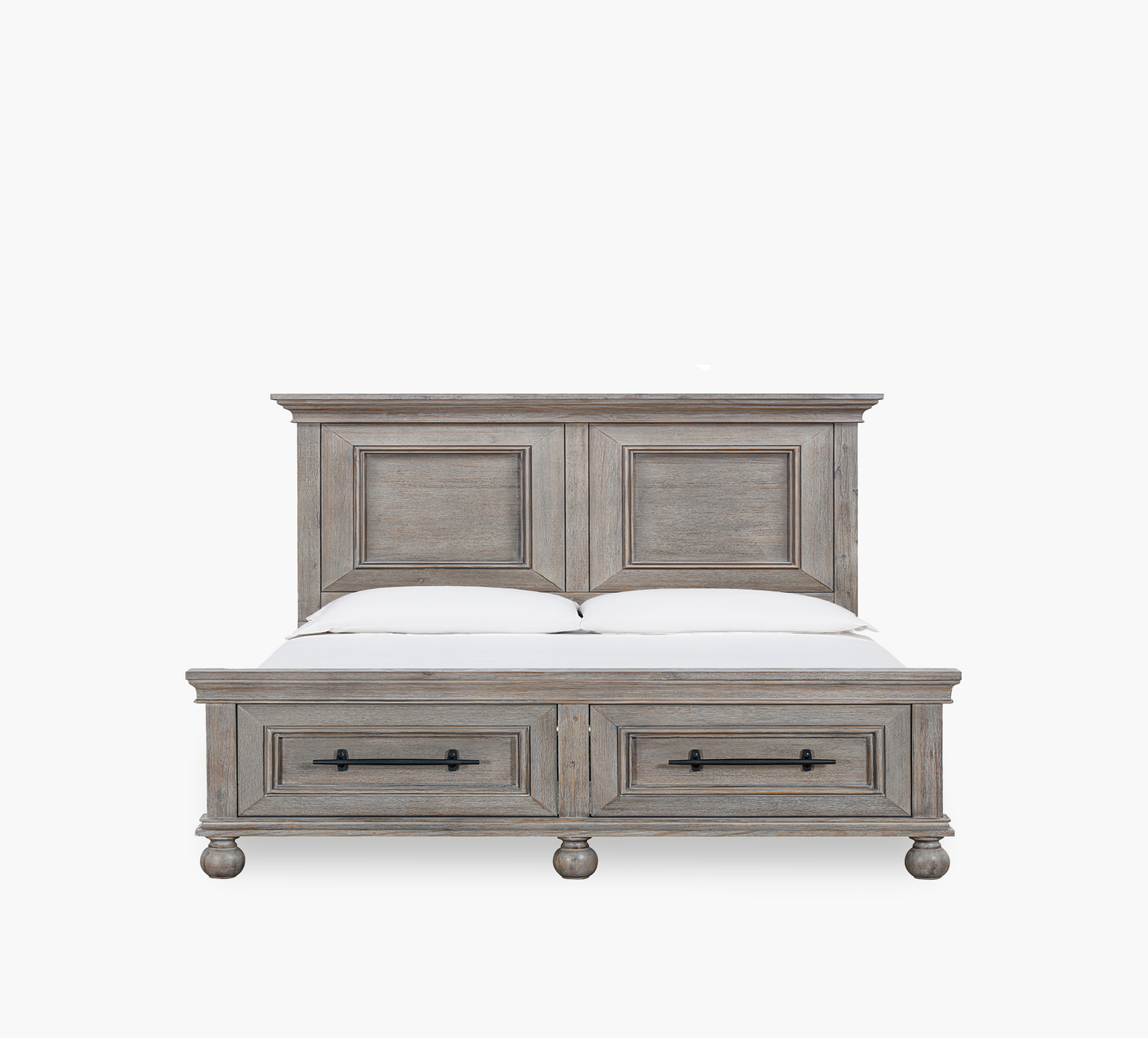 Hyde Park Dark Queen Storage Bed