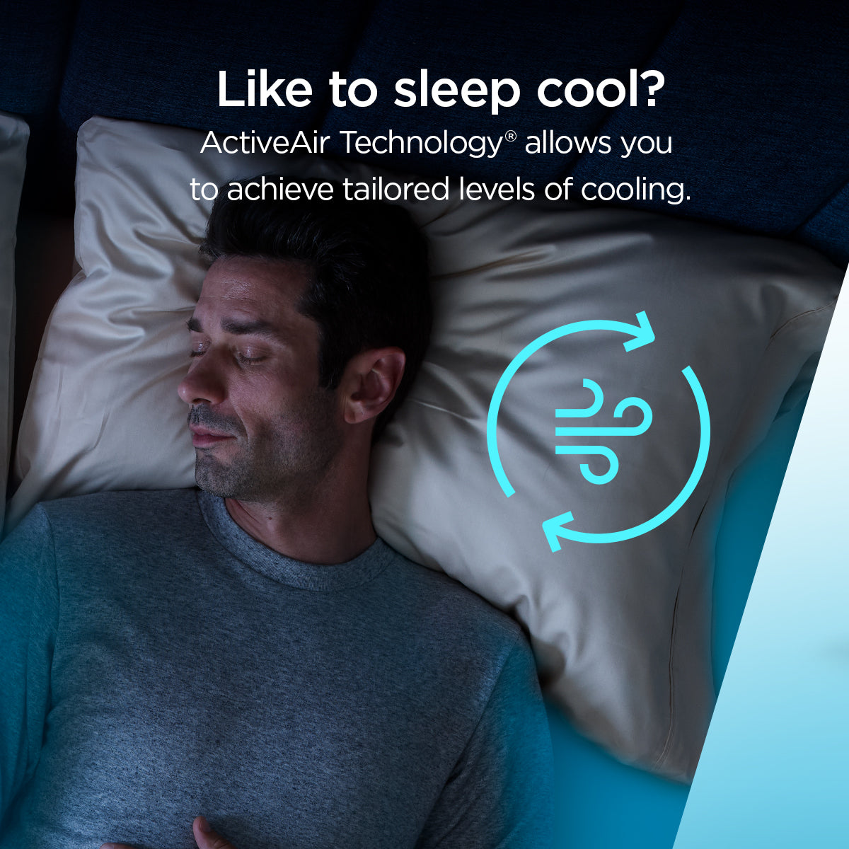 Tempur-Pedic Active Breeze Queen Smart Bed