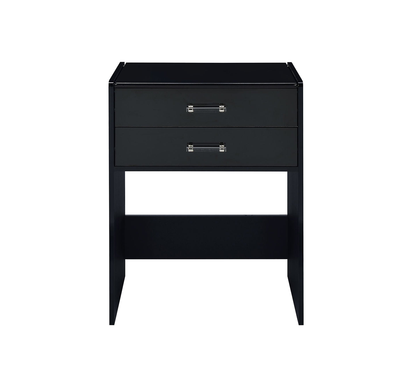 Irvine Mini Vanity w/Hidden Stool Black