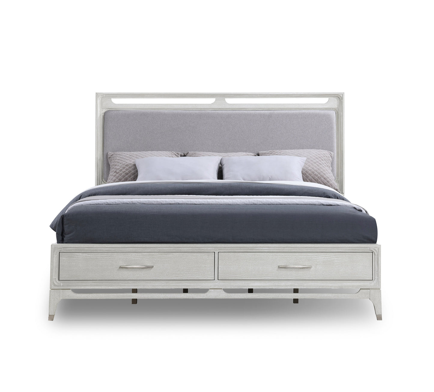 Serenity Queen Lighted Storage Bed