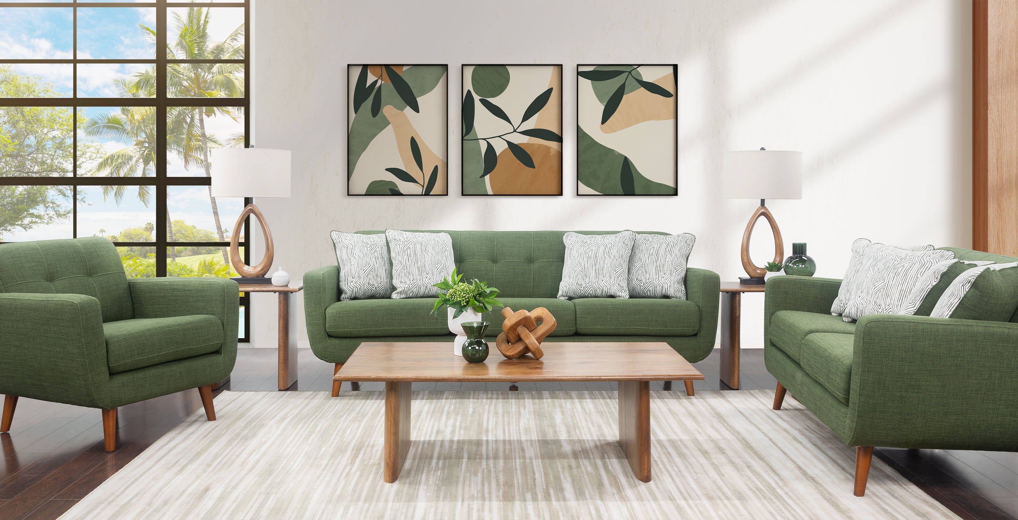 Bettie 3 Piece Sofa, Loveseat, and Chair – Kane's Furniture