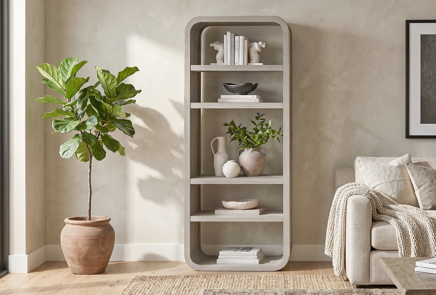 Bodega Bay Sand Bookcase