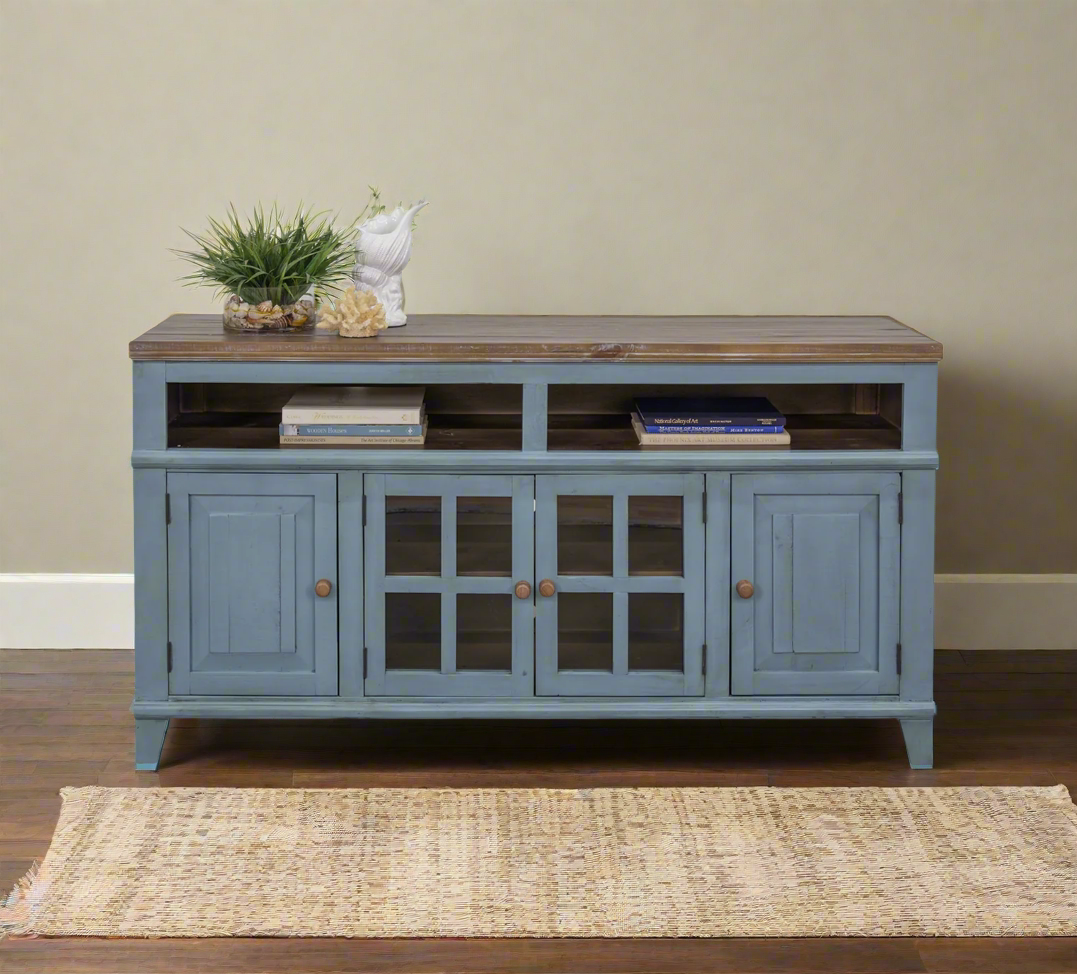 Miramar Blue 72" TV Console"