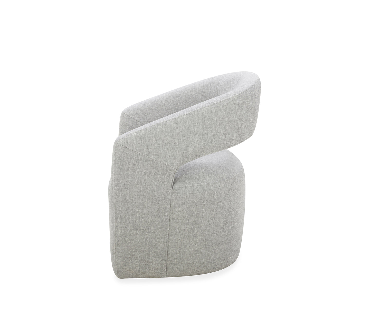 Noho Upholstered Caster Arm Chair
