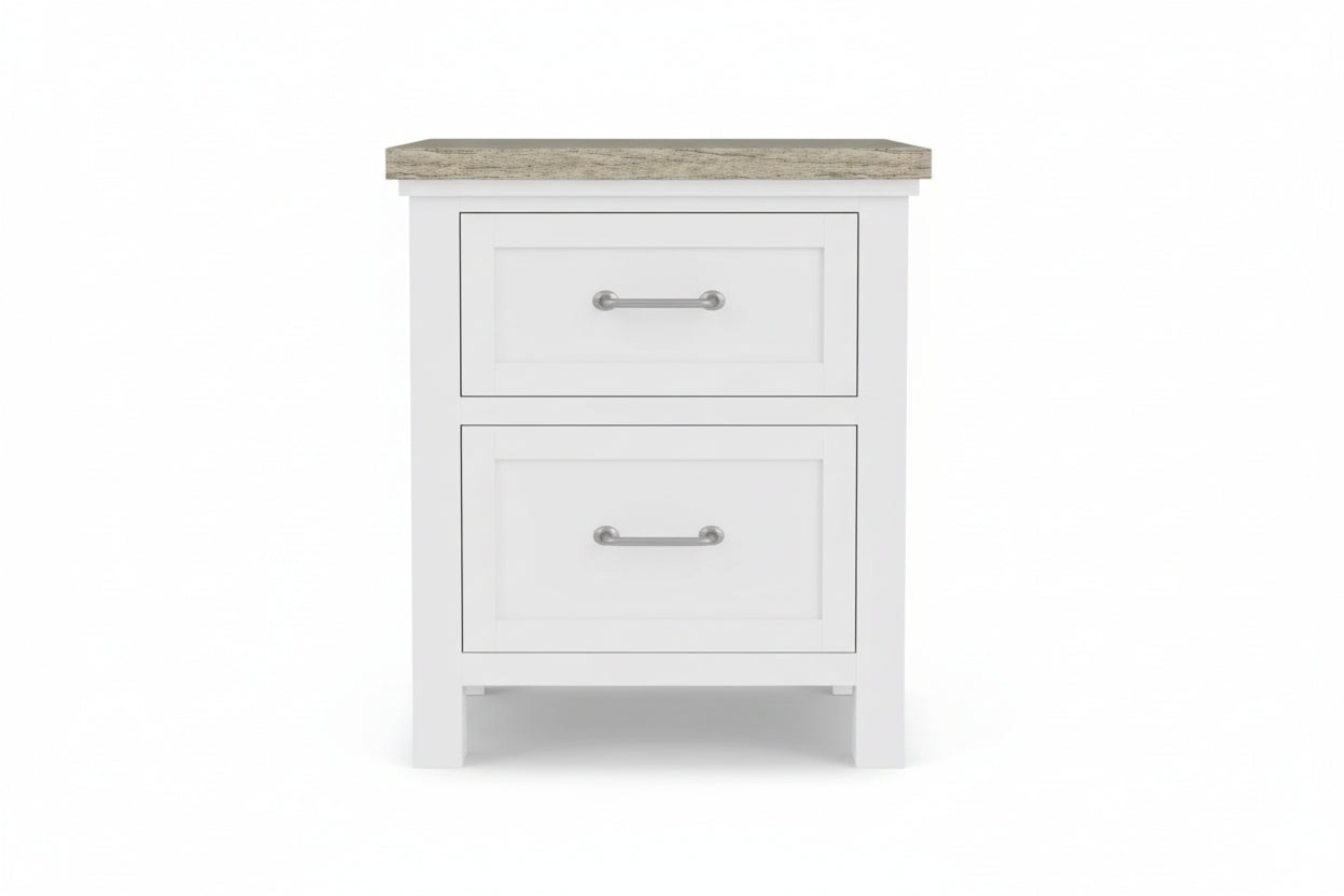 Cora Bay 2 Drawer Nightstand