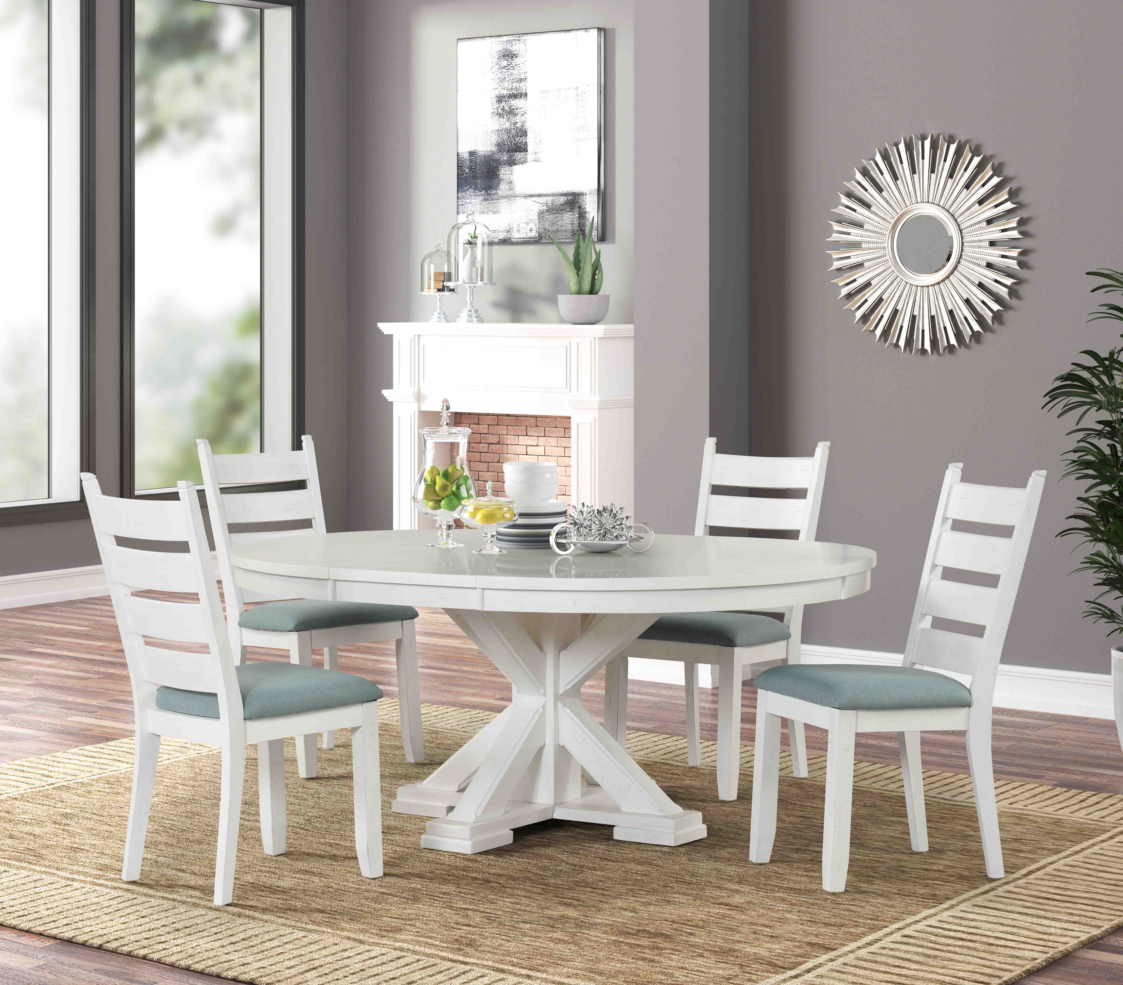 Kitchen Table White Gloss Round Dining Table Scottsmoor Wayfair