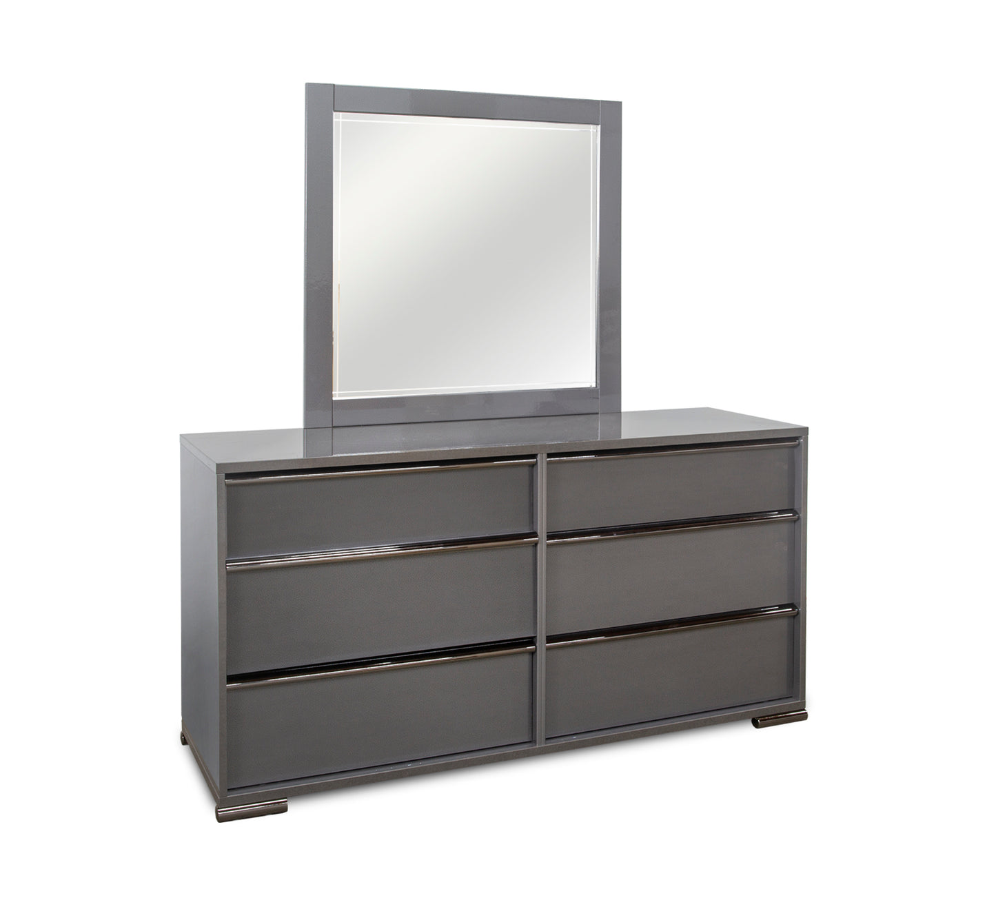 Logica Graphite Landscape Mirror