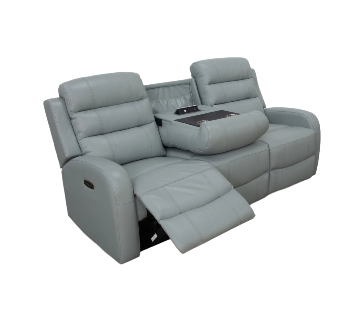 Leo Seafoam Triple Power Reclining Sofa