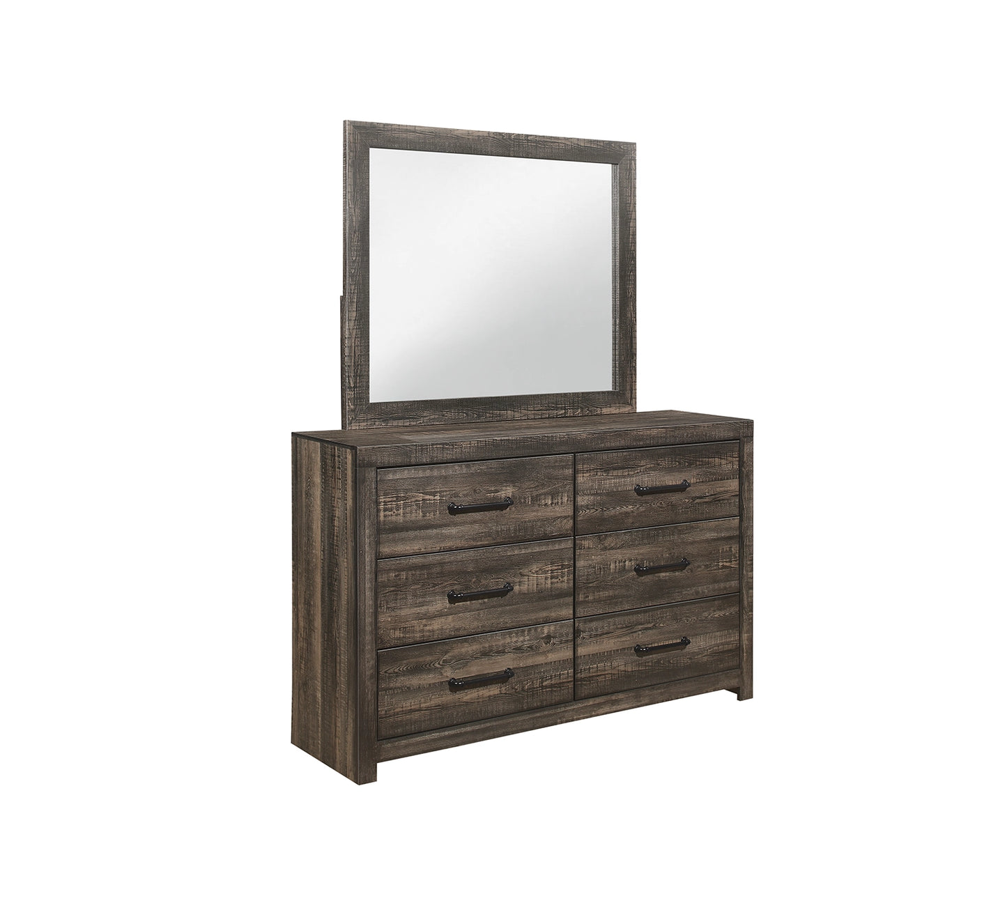 Linwood Dark Oak 6 Piece Full Panel Bedroom