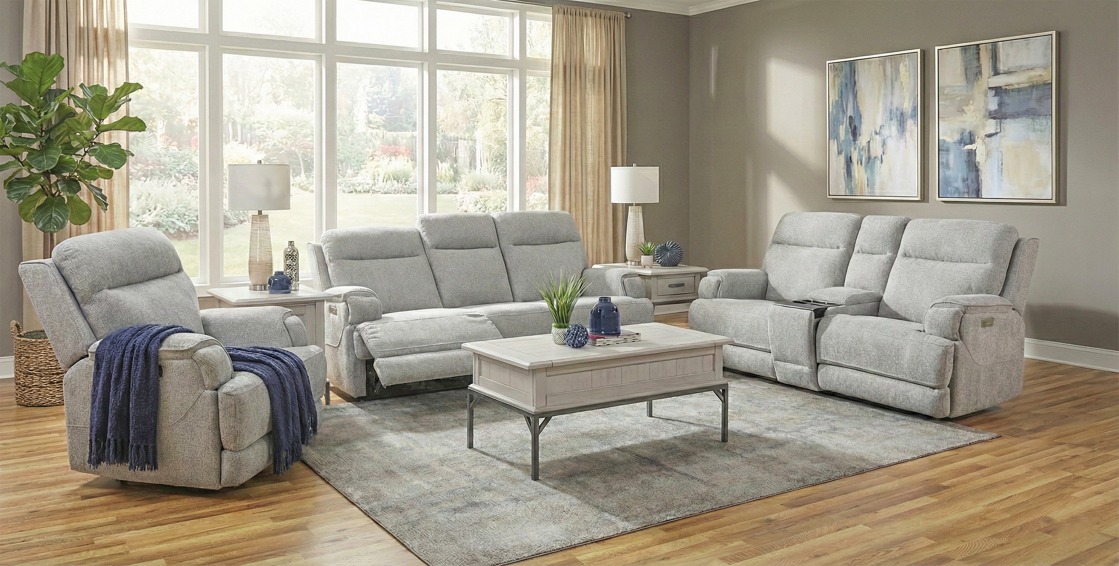Maze 5 Piece Zero Gravity Triple Power Living Room – Kane's Furniture