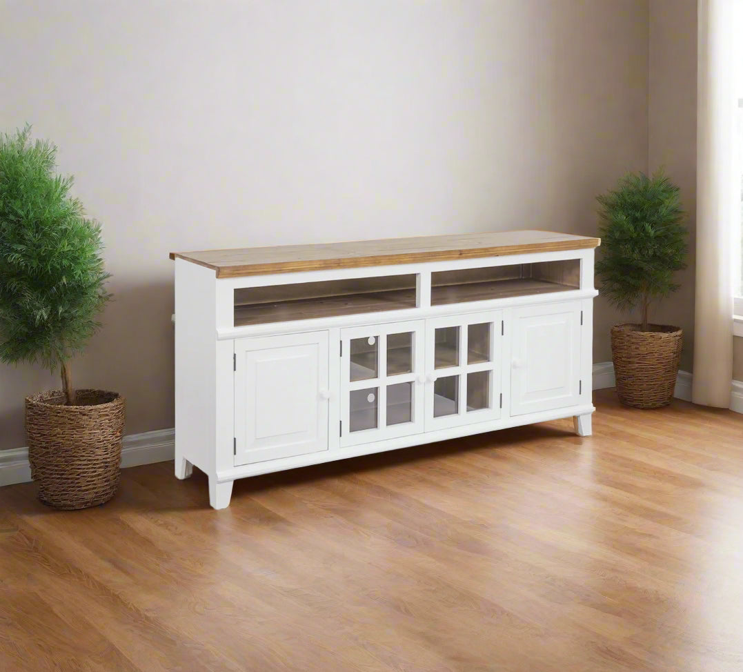 Consola de TV Miramar White de 65"