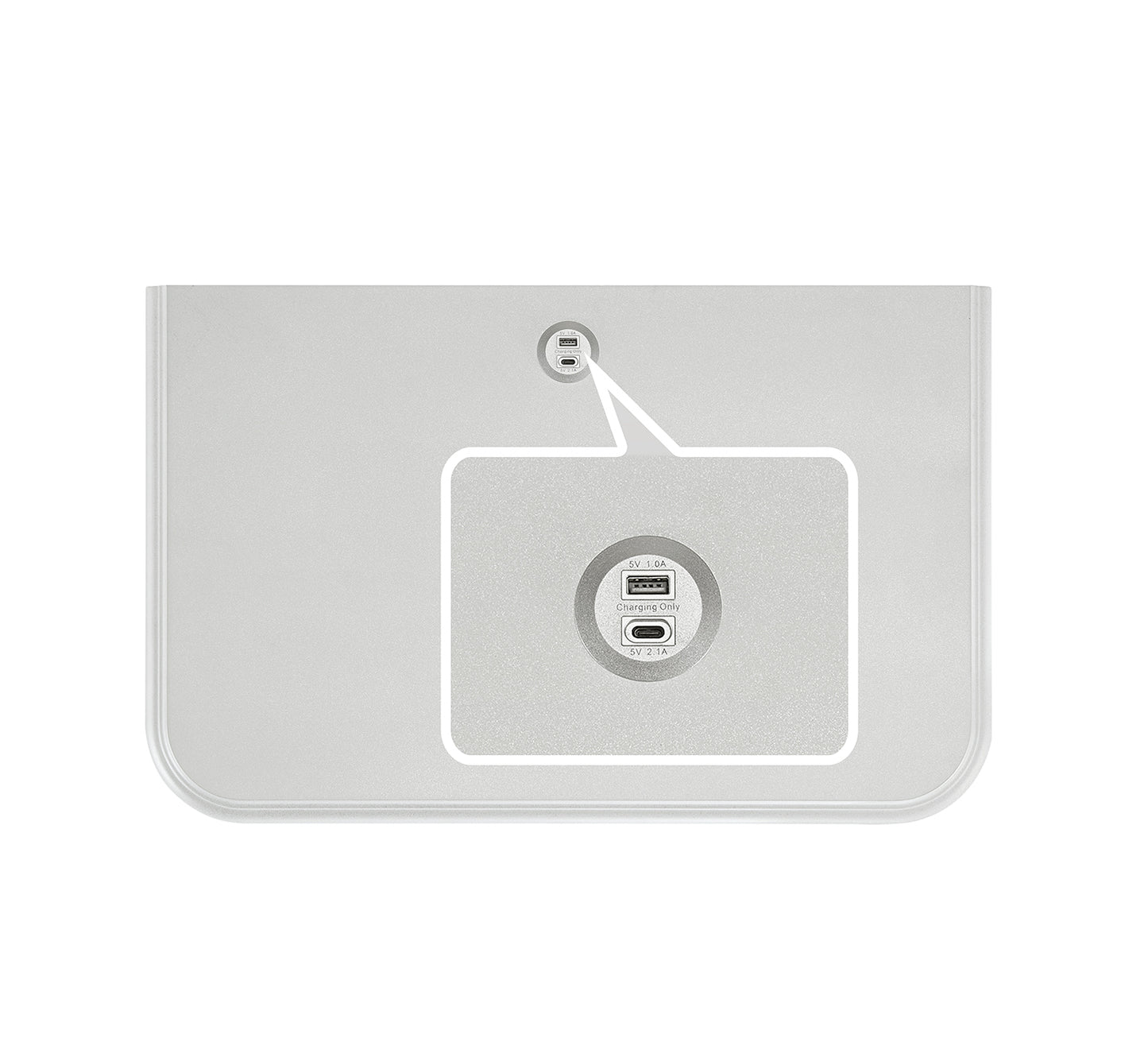 Mesita de noche Elsa de 2 cajones