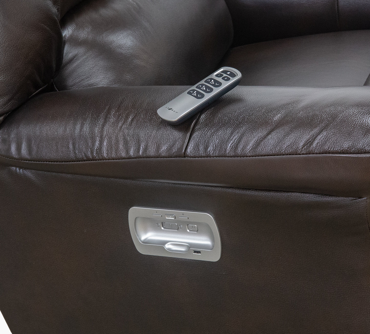 Randell Leather La-Z-Boy Power Recliner with Power Headrest