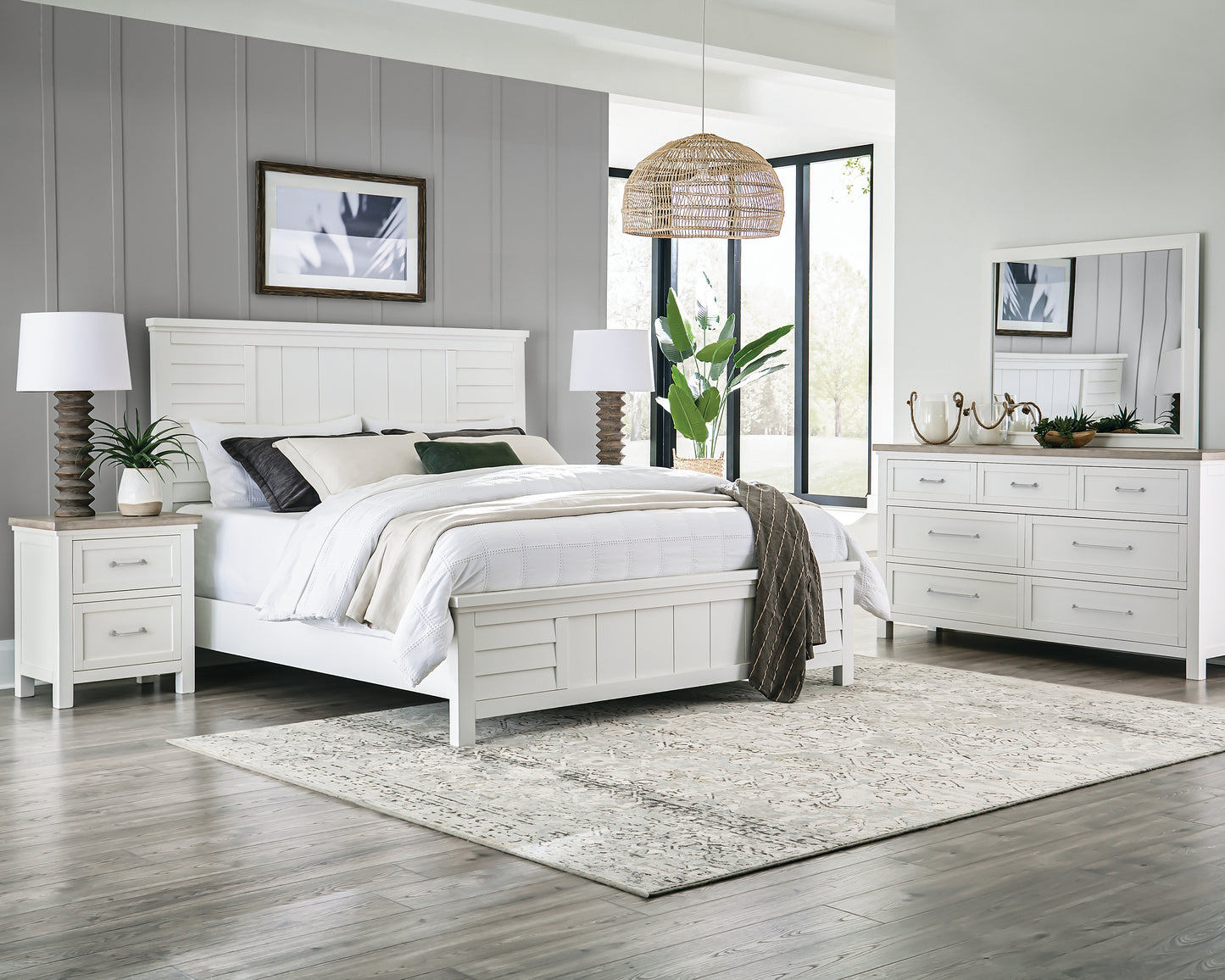 Cora Bay 5 Piece Queen Panel Bedroom