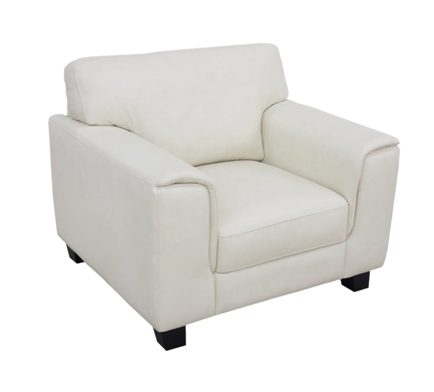 Silla de piel color marfil de Stetson