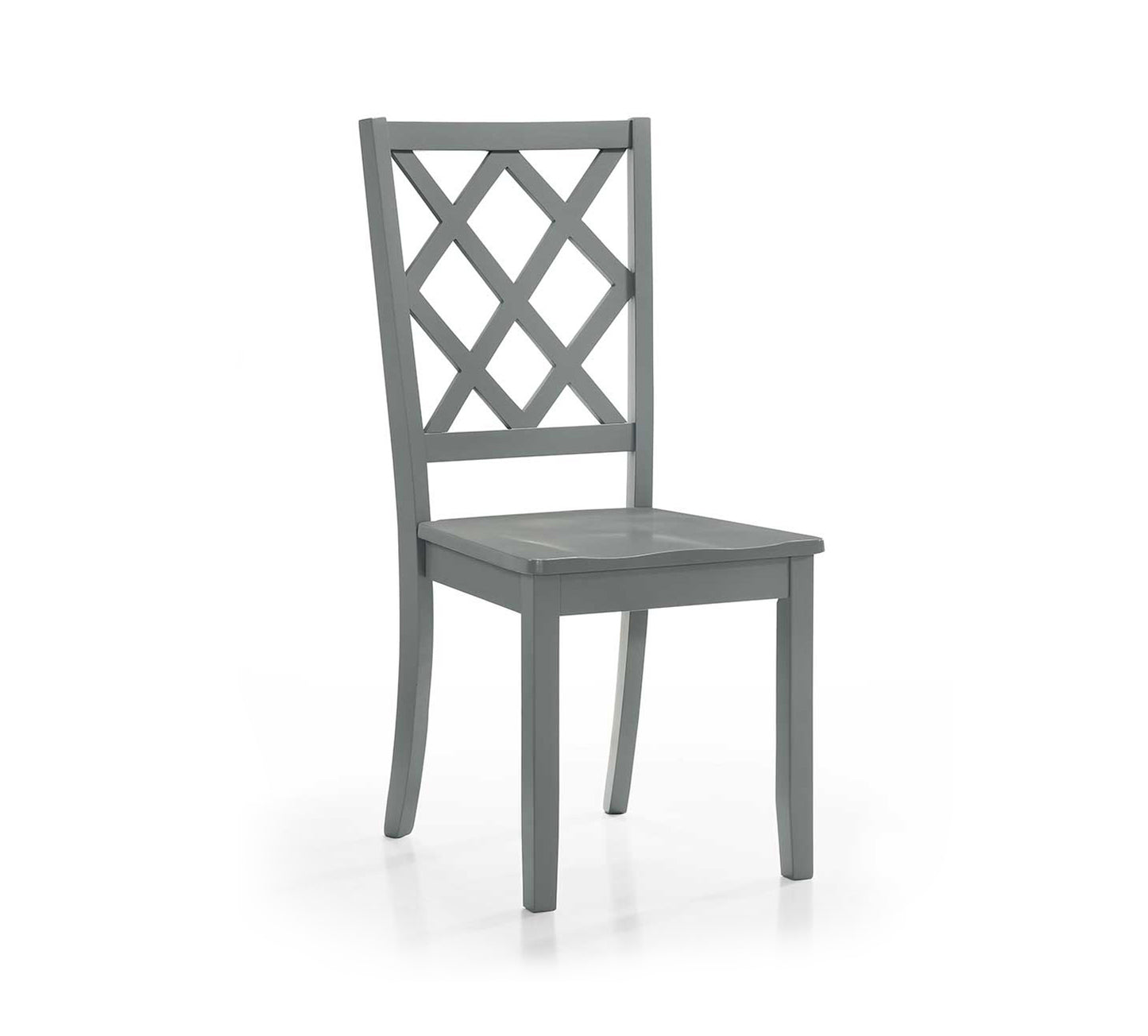 Silla Sandpiper con respaldo en forma de diamante, color gris