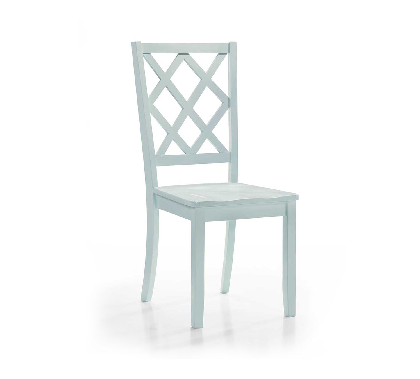 Silla Sandpiper con respaldo en forma de diamante, color menta