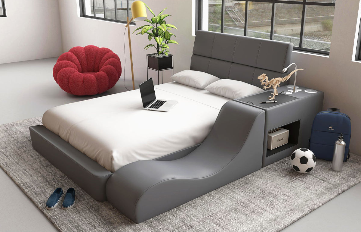 Valari Grey 5 Piece Twin Modular Bedroom