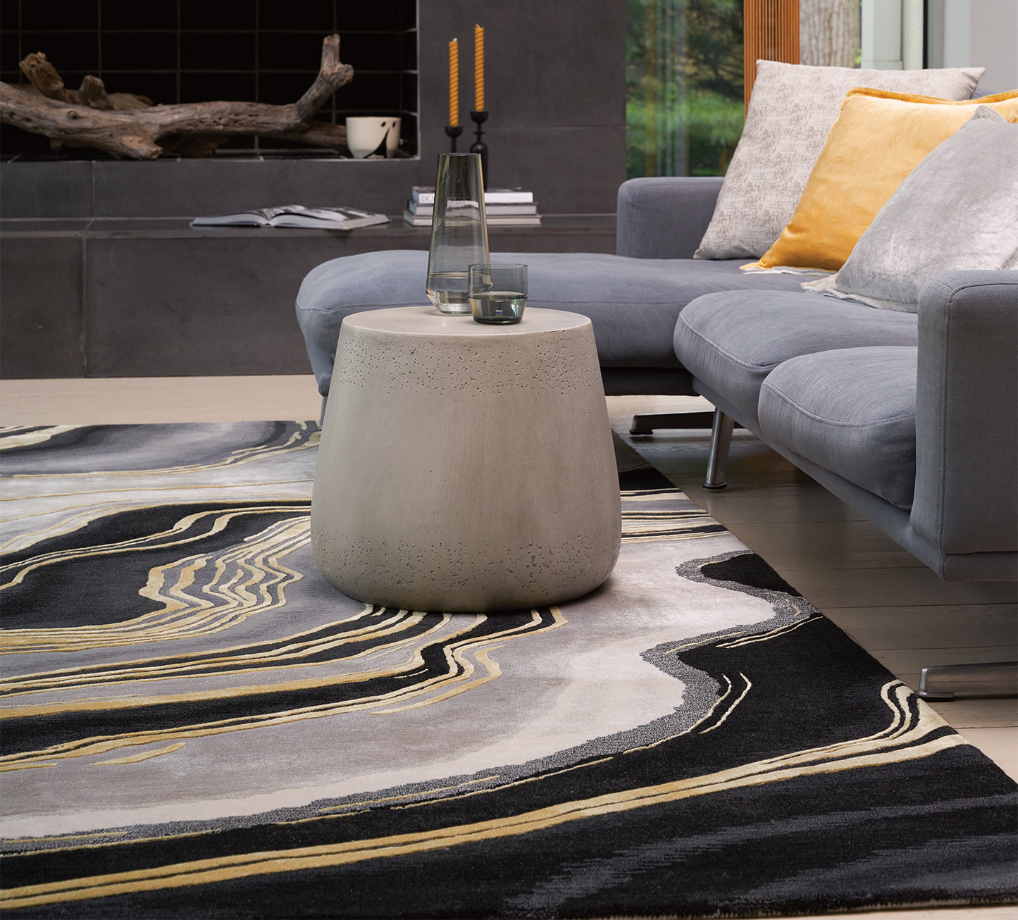 CIELO CHARCOAL GREY Rug