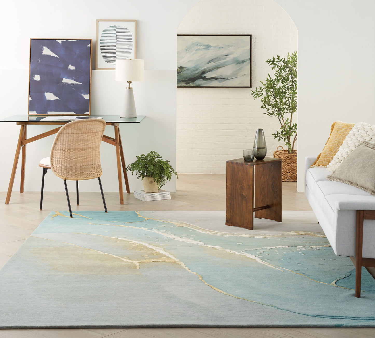 CIELO GREY SEAFOAM 9X12