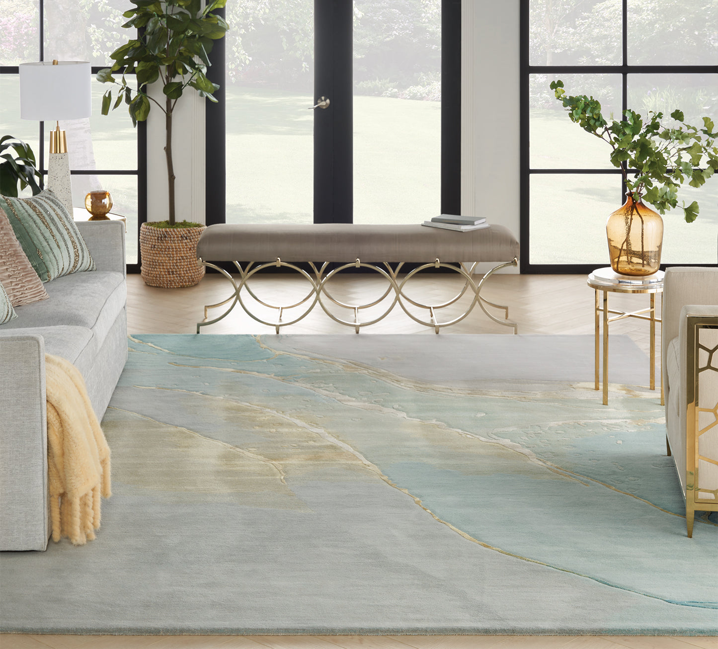 CIELO GREY SEAFOAM 8X10