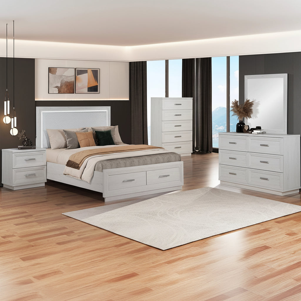 Elara 3 Piece Queen Storage Bed
