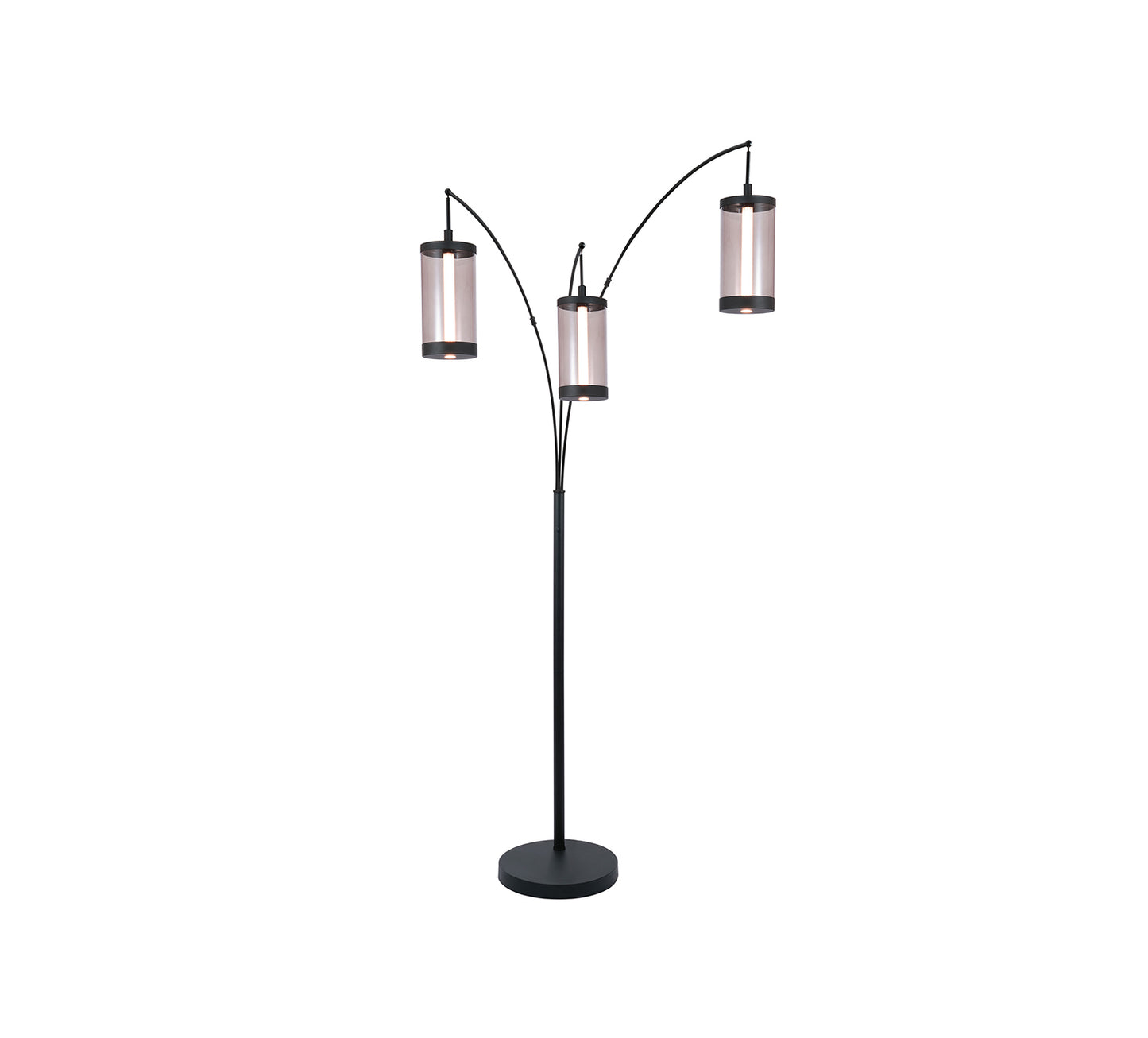 LÁMPARA DE PIE DE ARCO DE 3 LUCES FELIX