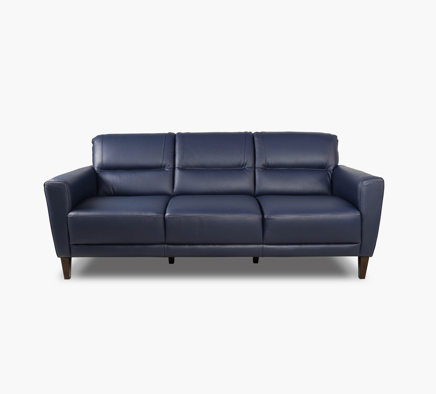 Jasper Blue Leather Sofa