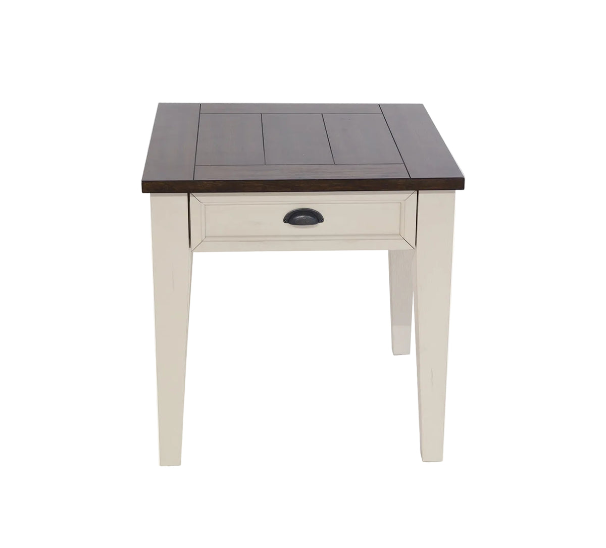 Mesa auxiliar Cayla de dos tonos