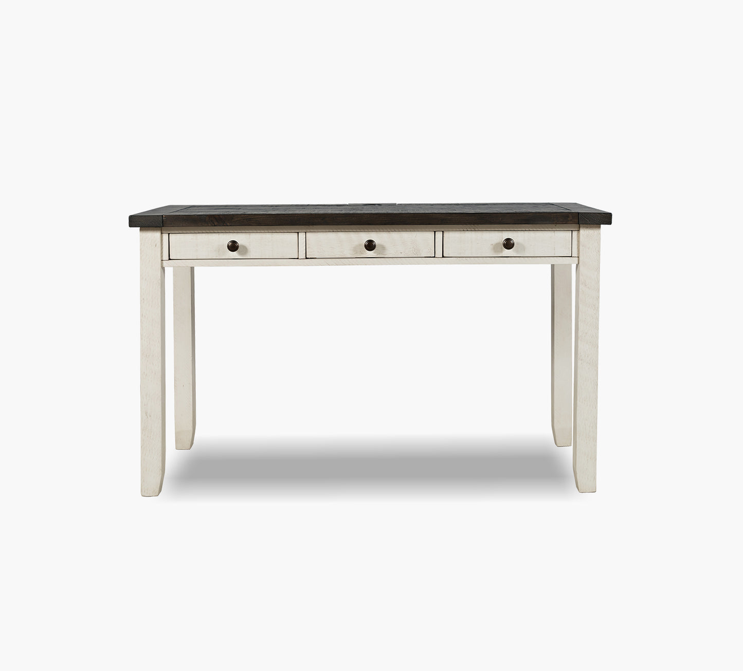 Escritorio bicolor con toma de corriente Madison County