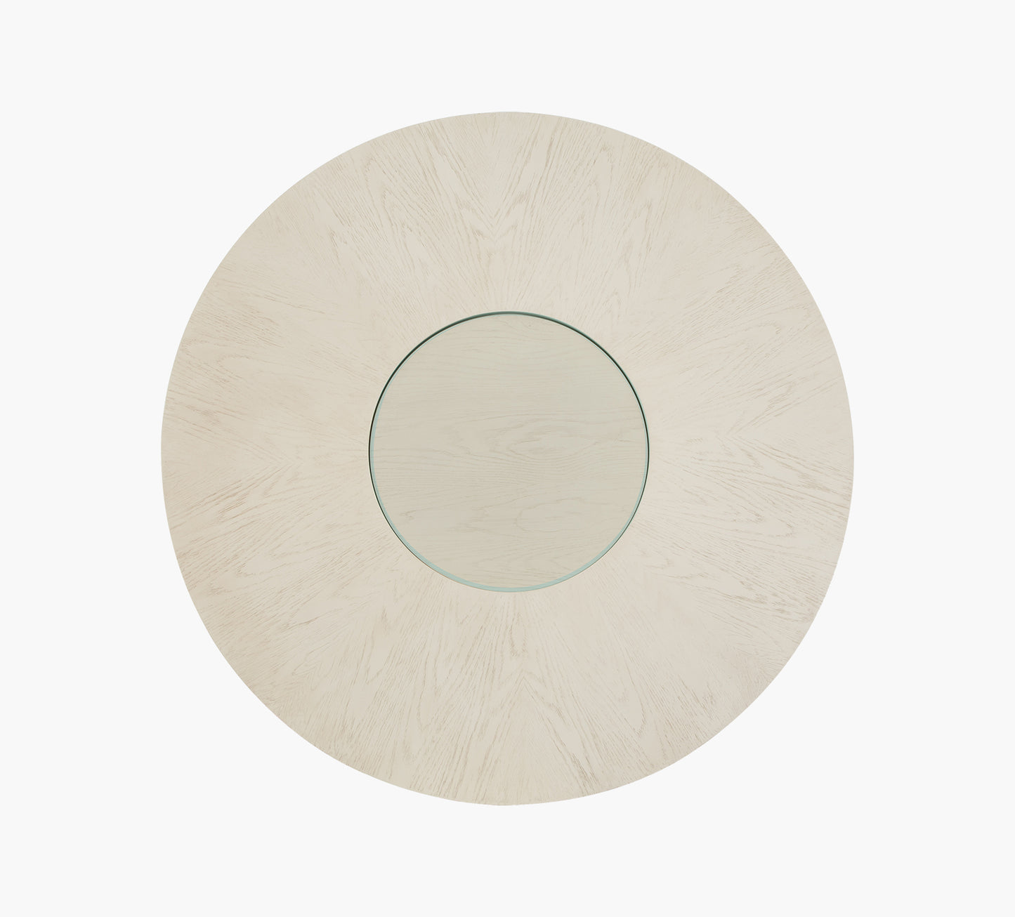 Mesa de comedor redonda color champán de Ryker