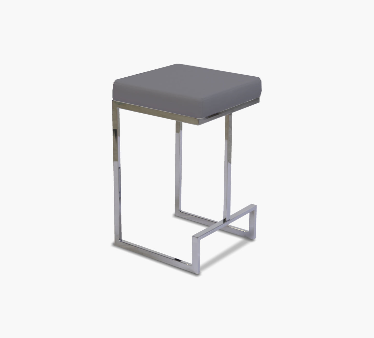 Skyline Pub Grey Backless Counter Stool
