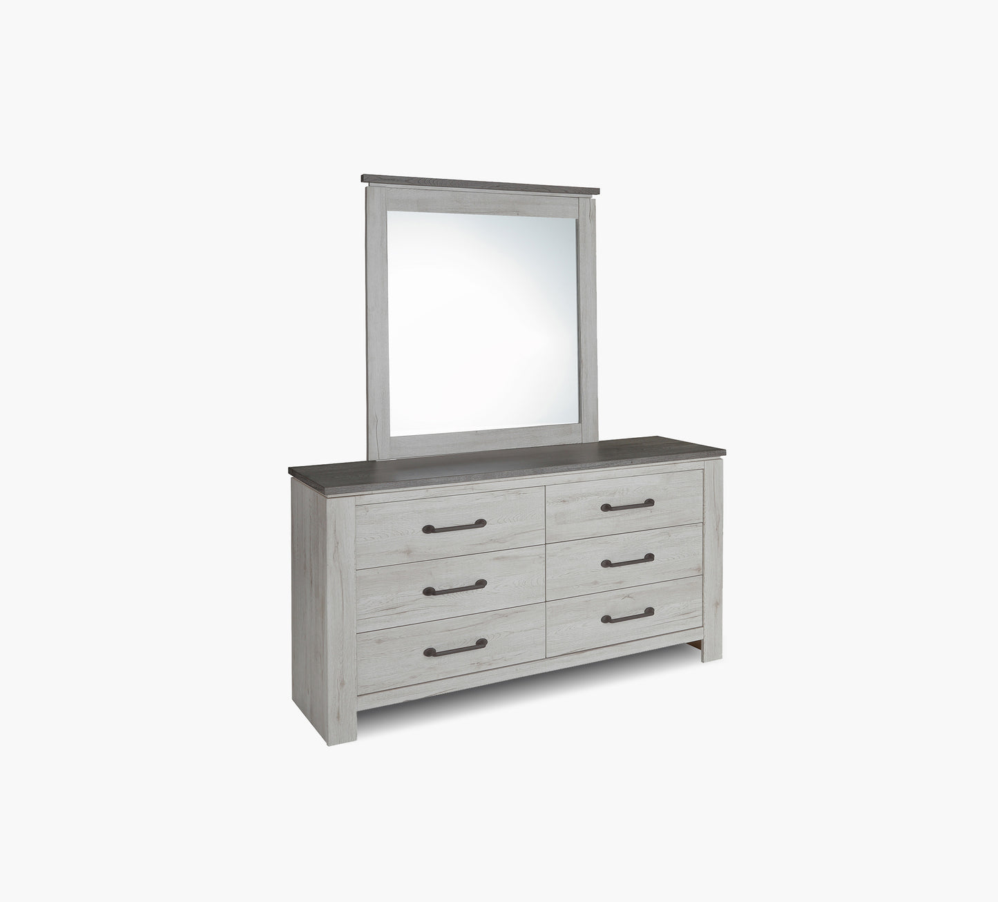 Adorna Two Tone 66" Dresser"