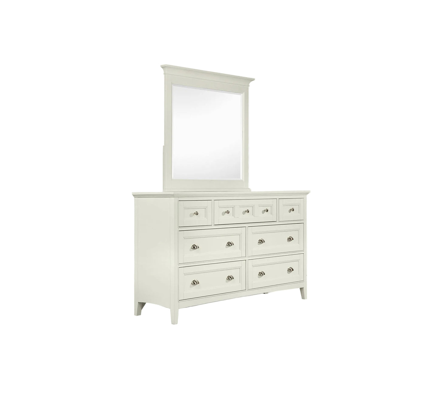 Kentwood Antique White Mirror