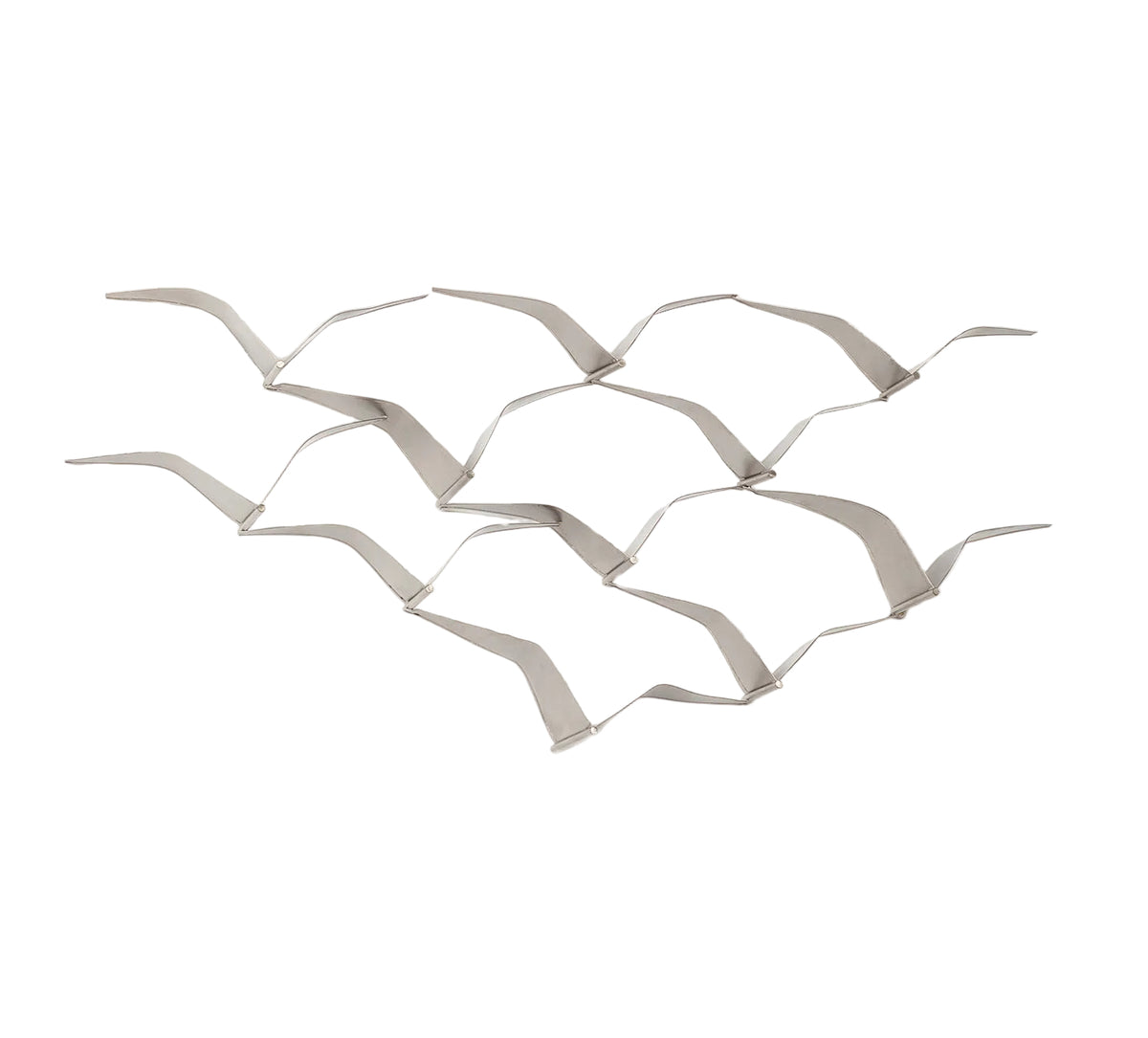 Escultura de gaviota de metal para decoración de pared