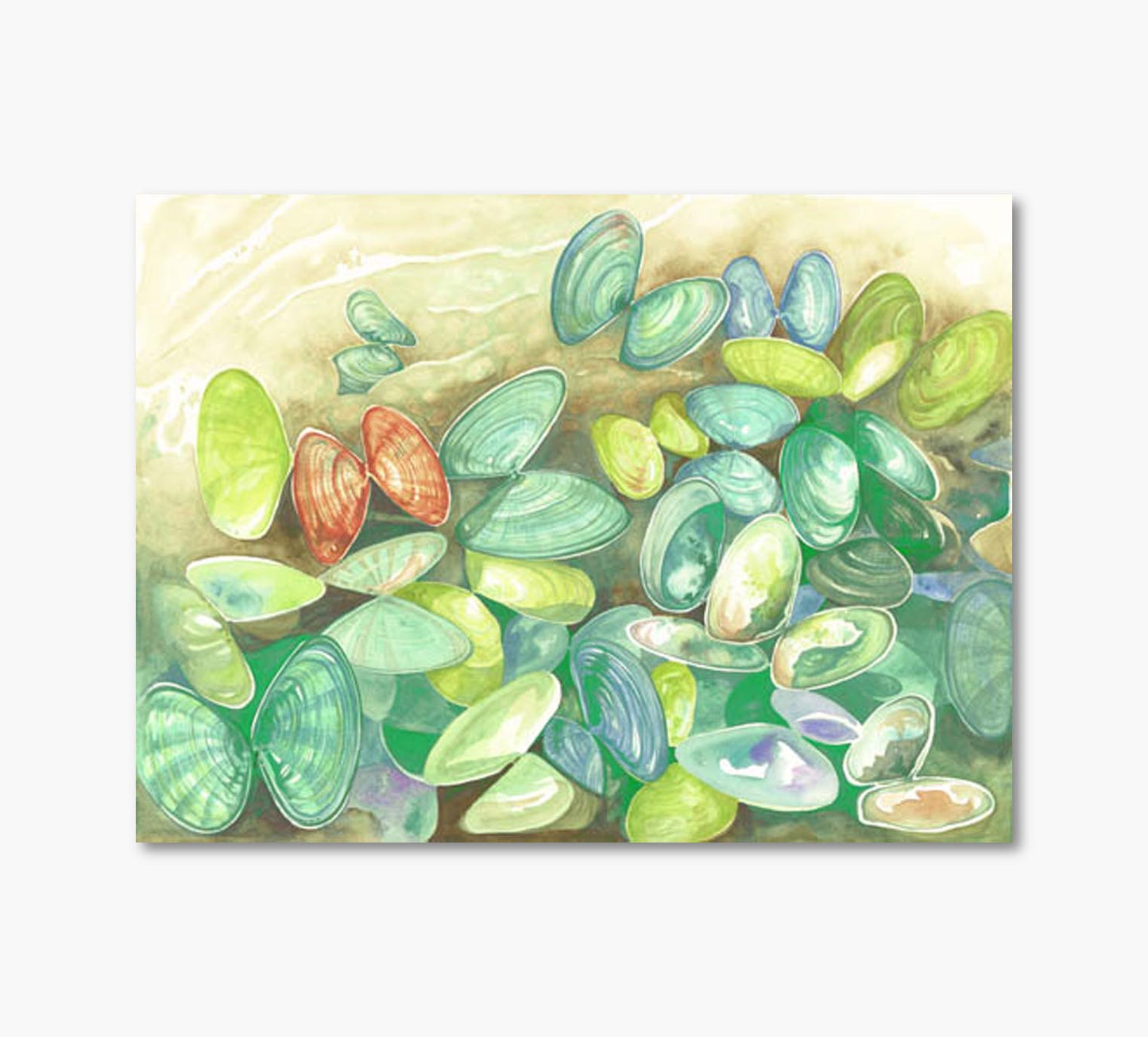 Obra de arte lavada 34 x 42