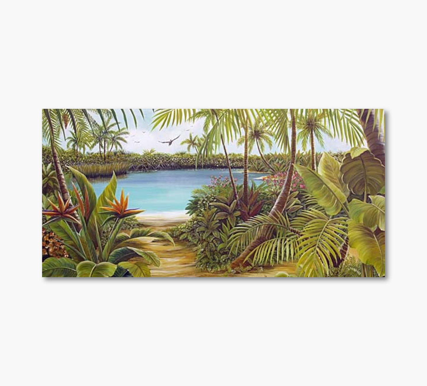 Blue Lagoon Artwork 24 x 46